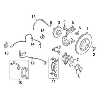 Mini OE - Front Suspension - Brake Components (Coupe S / Roadster S)