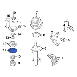 Mini OE - Front Upper Coil Spring Insulator