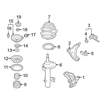 Mini OE - Front Suspension - Suspension Components
