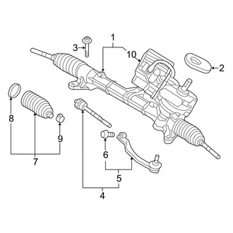 Mini OE - Steering Gear & Linkage (Coupe / Coupe John Cooper Works / Coupe S / Roadster / Roadster John Cooper Works / Roadster S)