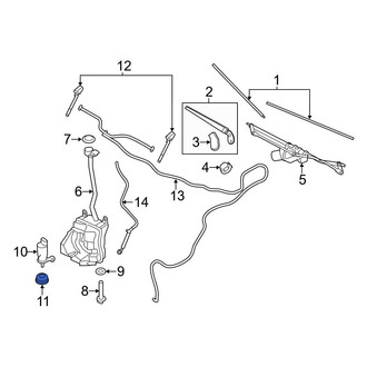 Mini OE - Windshield Washer Pump Grommet
