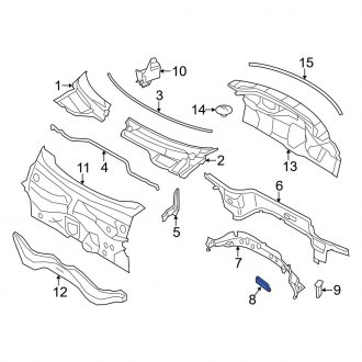 Mini Cooper Cowl Panels & Parts 