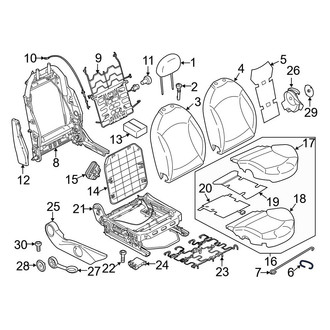 Mini OE - Seat Cushion Cover Clip