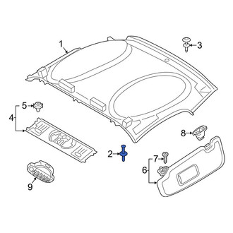 Mini OE - Front Headliner Clip
