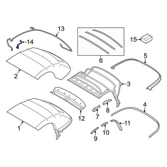 Mini OE - Convertible Top Cable