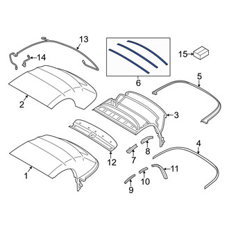 Mini OE - Convertible Top Tonneau Cover