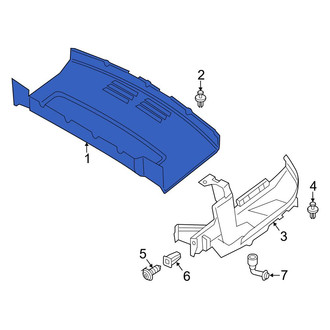 Mini OE - Convertible Top Stowage Compartment Lid
