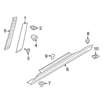 Mini OE - Pillars, Rocker & Floor - Exterior Trim (Coupe / Coupe S)
