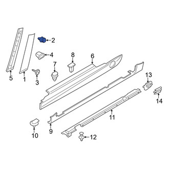 Mini OE - Door Reveal Molding Clip