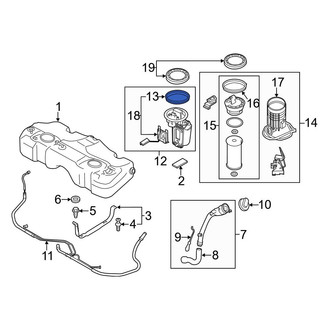 Mini OE - Fuel Pump Tank Seal