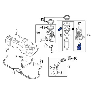 Mini OE - Fuel Tank Sending Unit and Fuel Filter Assembly