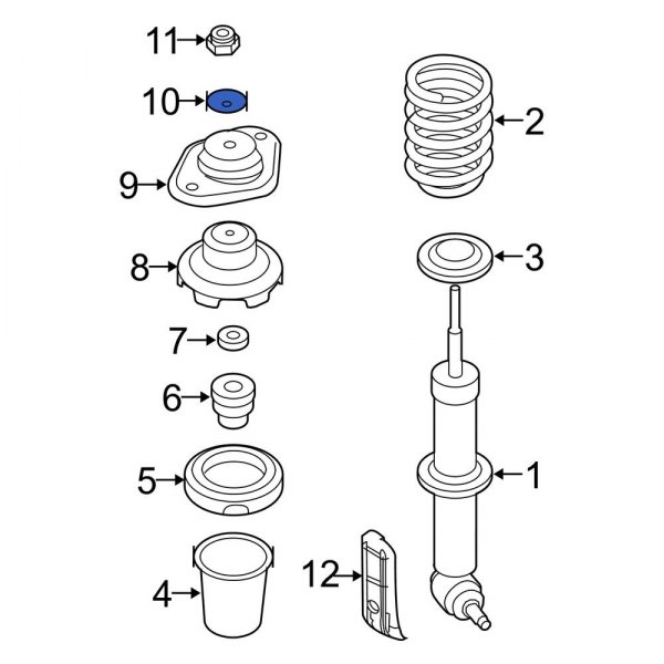 Suspension Strut Mount Washer