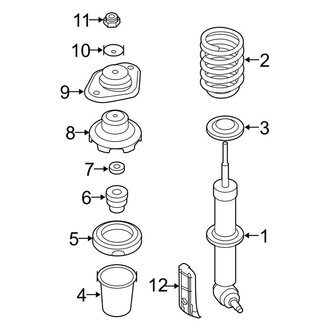 Mini OE - Rear Suspension - Struts & Components (Roadster / Roadster John Cooper Works / Roadster S)