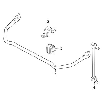 Mini OE - Rear Suspension - Stabilizer Bar & Components (Coupe / Coupe John Cooper Works / Coupe S / Roadster / Roadster John Cooper Works / Roadster S)