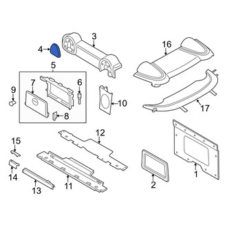 Mini OE - Rear Lower Roll Bar Trim Panel