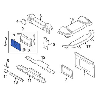 Mini OE - Convertible Top Stowage Compartment Lid