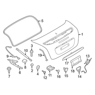 Mini OE - Trunk Lid (Roadster / Roadster John Cooper Works / Roadster S)