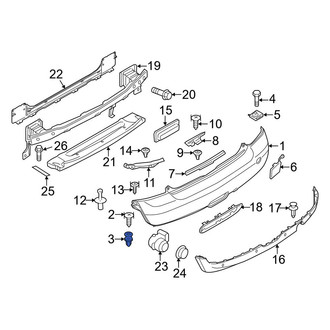 Mini OE - Bumper Cover Retainer