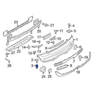 Mini OE - Bumper Cover Retainer