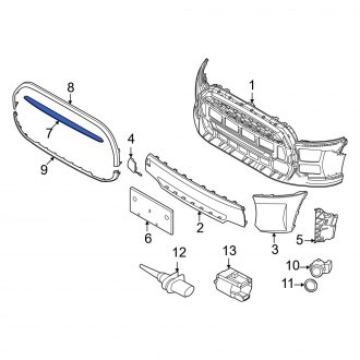 Mini Cooper Replacement Bumper Moldings & Trim — CARiD.com