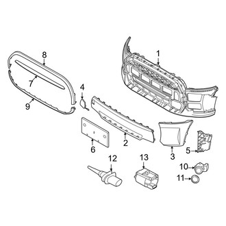 Mini OE - Front Bumper & Grille - Bumper & Components (W/O JCW Package), (Base)