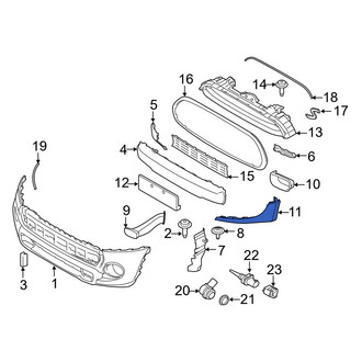 Mini OE - Front Left Spoiler