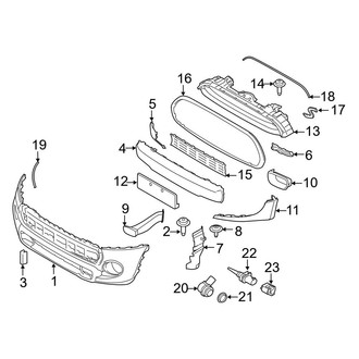 Mini OE - Front Bumper & Grille - Bumper & Components (Bumper Cover & Trim), (S Convertible)