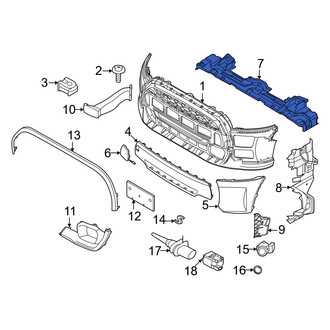 Mini OE - Front Upper Radiator Support Air Deflector