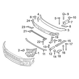Mini OE - Front Bumper & Grille - Bumper & Components (Bumper Support), (S)