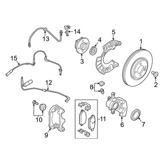 Mini OE - Front Suspension - Brake Components (Convertible)