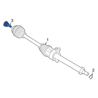 Mini OE - Front CV Joint Bolt