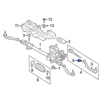 Mini OE - Steering Tie Rod Bolt