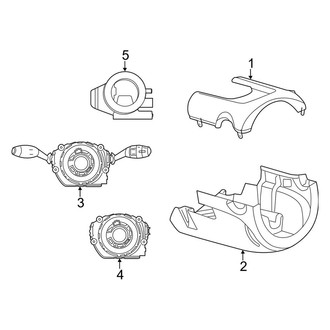 Mini OE - Steering Column - Shroud, Switches & Levers (Convertible)
