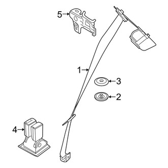 Mini OE - Restraint Systems - Rear Seat Belts (Base / John Cooper Works / S Convertible)