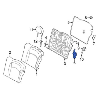 Mini OE - Rear Left Folding Seat Latch