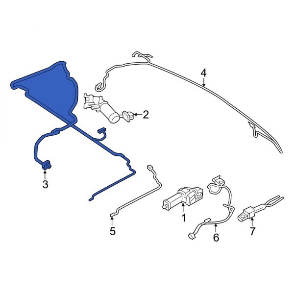 Convertible Top Wiring Harness