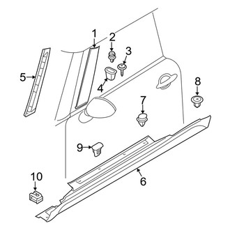 Mini OE - Pillars, Rocker & Floor - Exterior Trim (Base / John Cooper Works / S 2 Doors Hatchback)