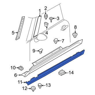Mini OE - Left Rocker Panel Guard