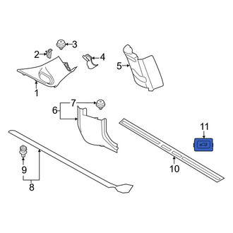 Mini OE - Liftgate Latch Release Switch