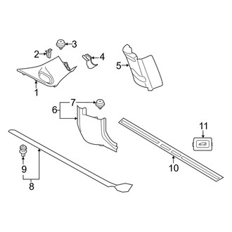 Mini OE - Pillars, Rocker & Floor - Interior Trim (John Cooper Works Hatchback)