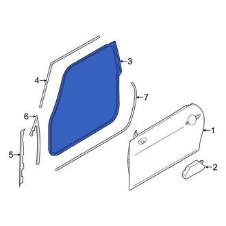 Mini OE - Front Inner Door Seal
