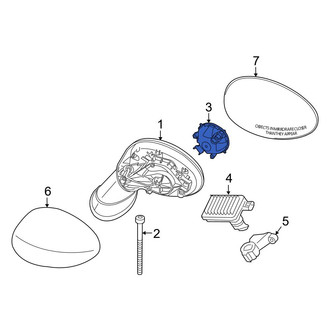 Mini OE - Front Door Mirror Drive Motor
