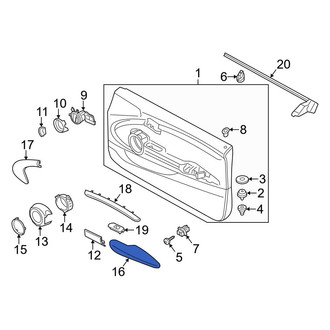 Mini OE - Front Left Door Armrest