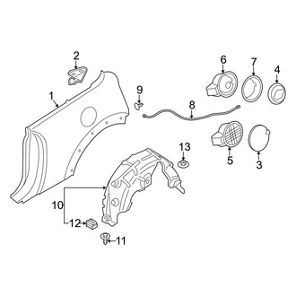 Mini OE - Quarter Panel & Components (Base / John Cooper Works / S 2 Doors Hatchback)