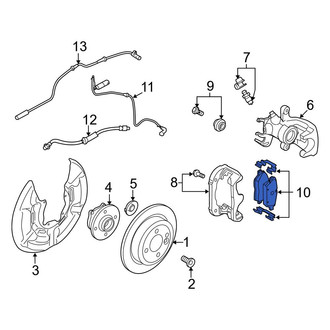 Mini OE - Rear Disc Brake Pad Set