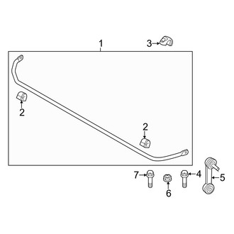 Mini OE - Rear Suspension - Stabilizer Bar & Components