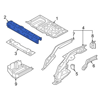 Mini OE - Rear Floor Pan Crossmember