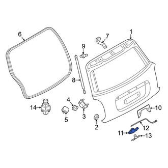 Mini OE - Rear Liftgate Latch