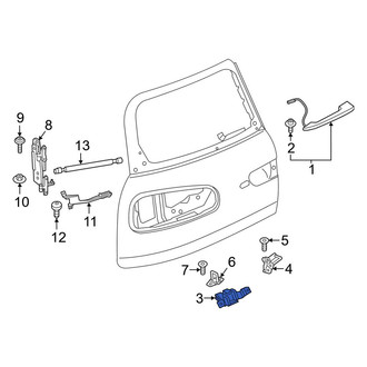 Mini OE - Rear Door Latch Assembly