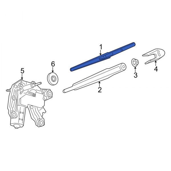 Back Glass Wiper Blade